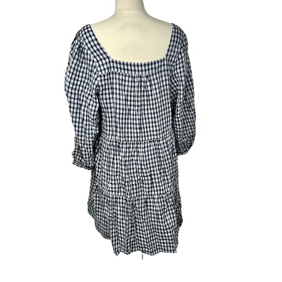 Rails Size XL Pippa Dress Sailor Check Tiered 100% Cotton NWOT - Picture 2 of 16